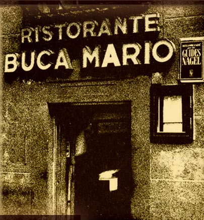 Il Ristorante Buca Mario a Firenze